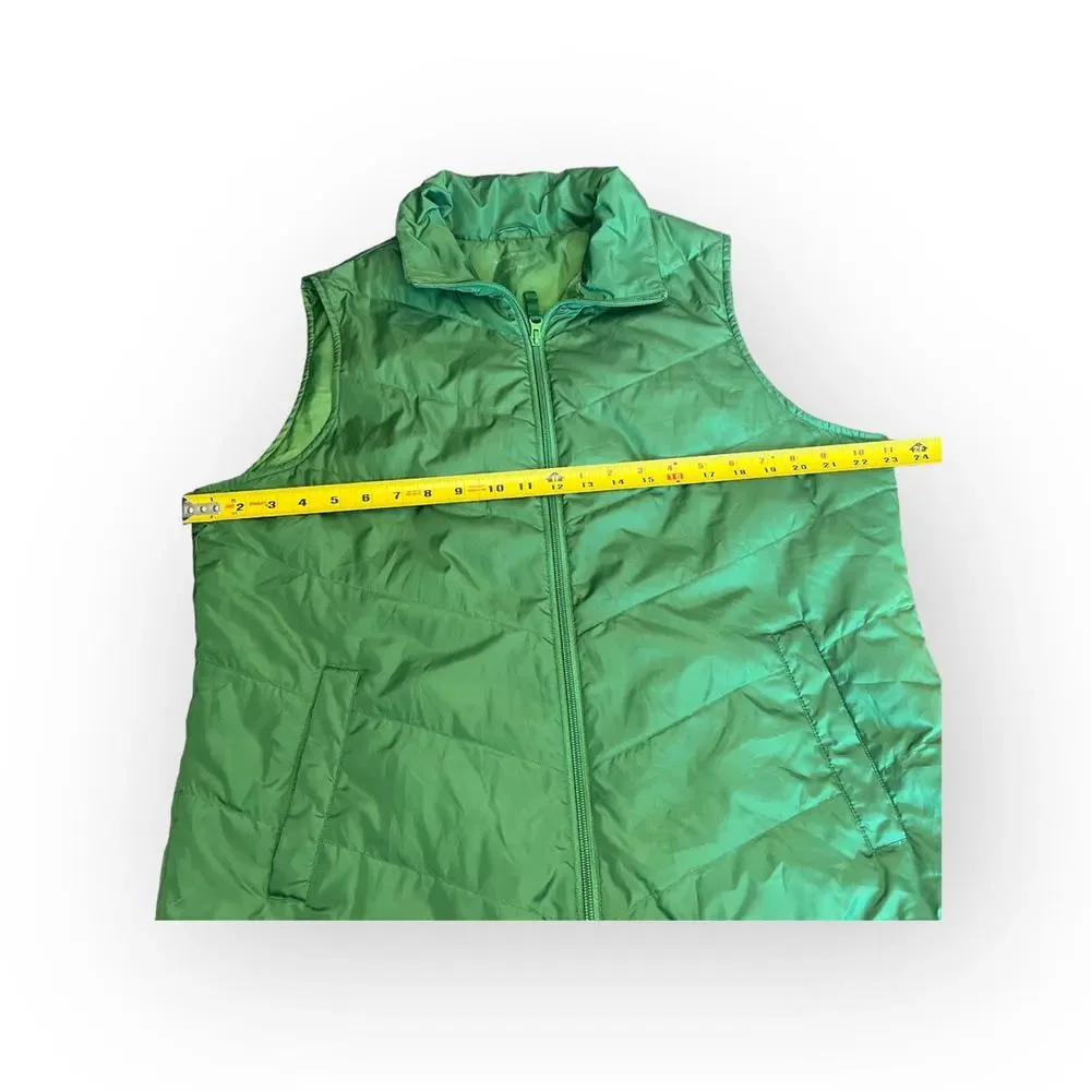 Lands End Women's Puffer Vest - Picture 3 of 7